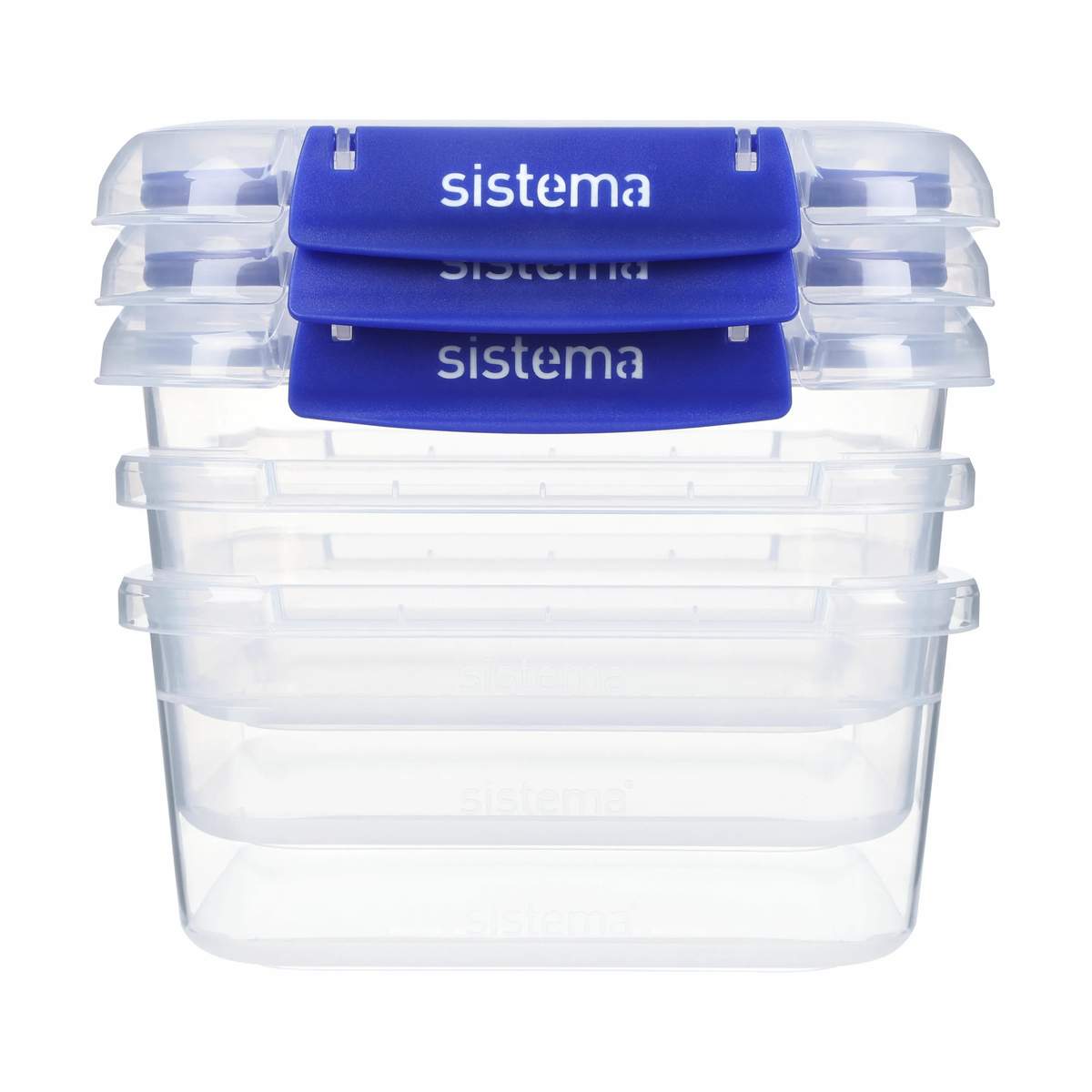 Sistema Klip It Plus Opbevaringsboks - 3 Stk.