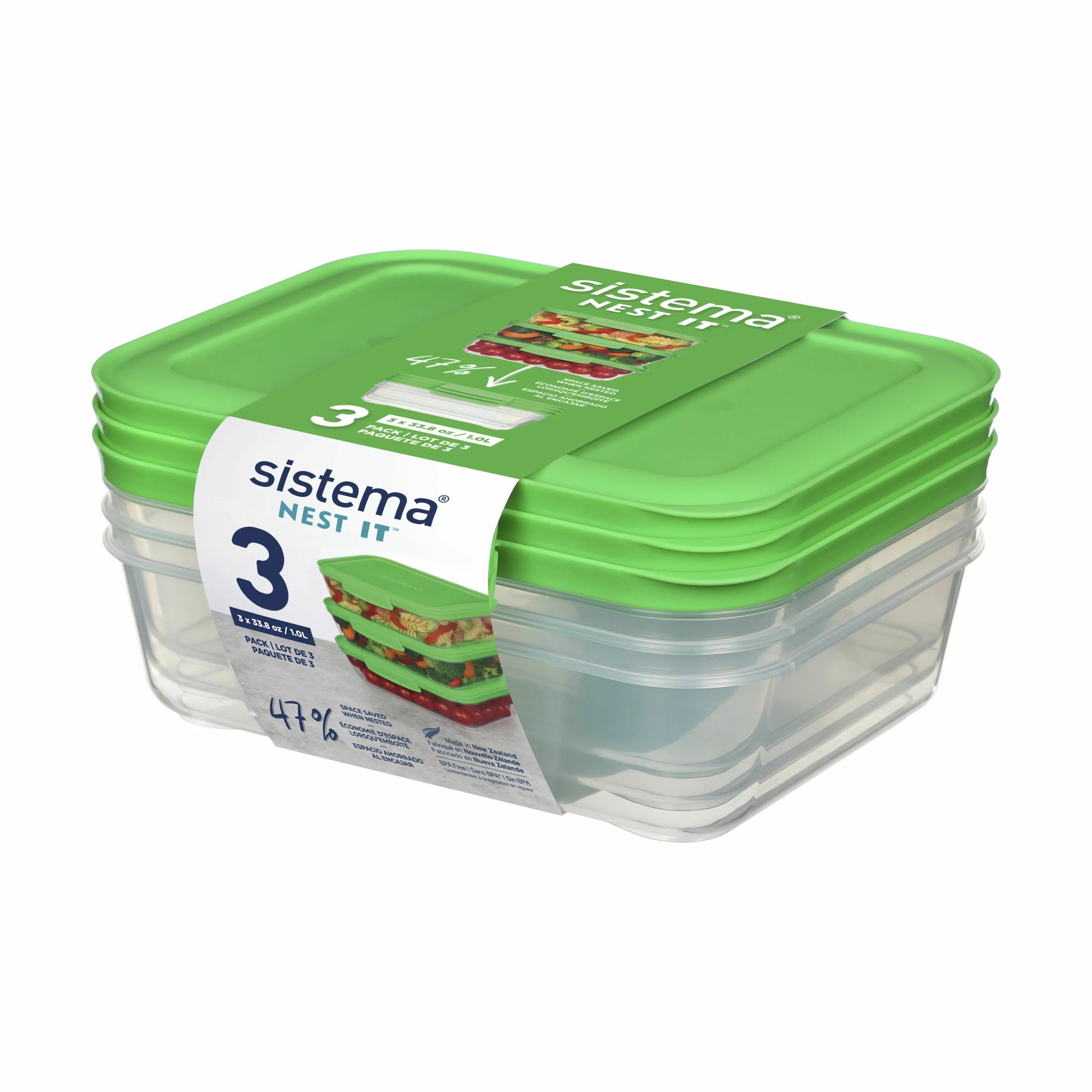 Sistema Nest It Meal Prep Opbevaringsboks - 5 Stk.
