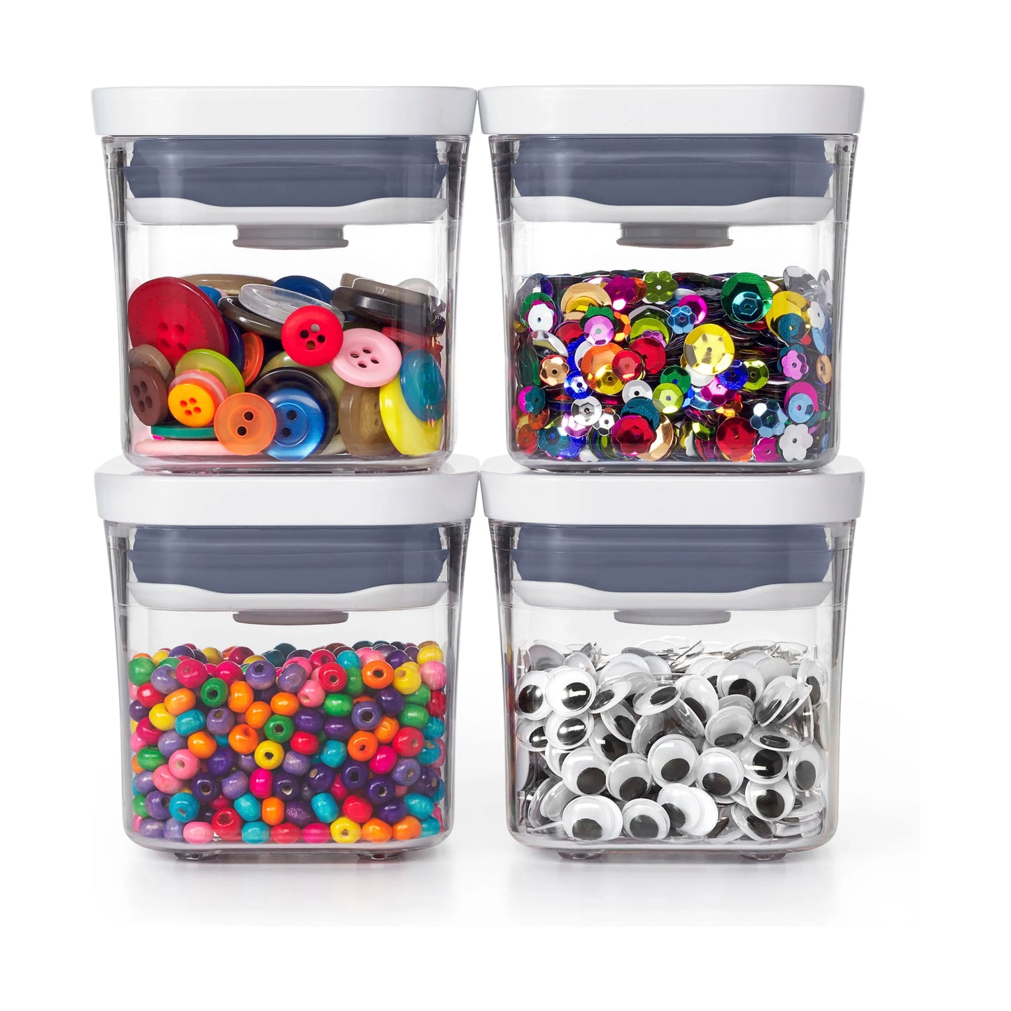 OXO POP Opbevaringsboks - 4 Stk.