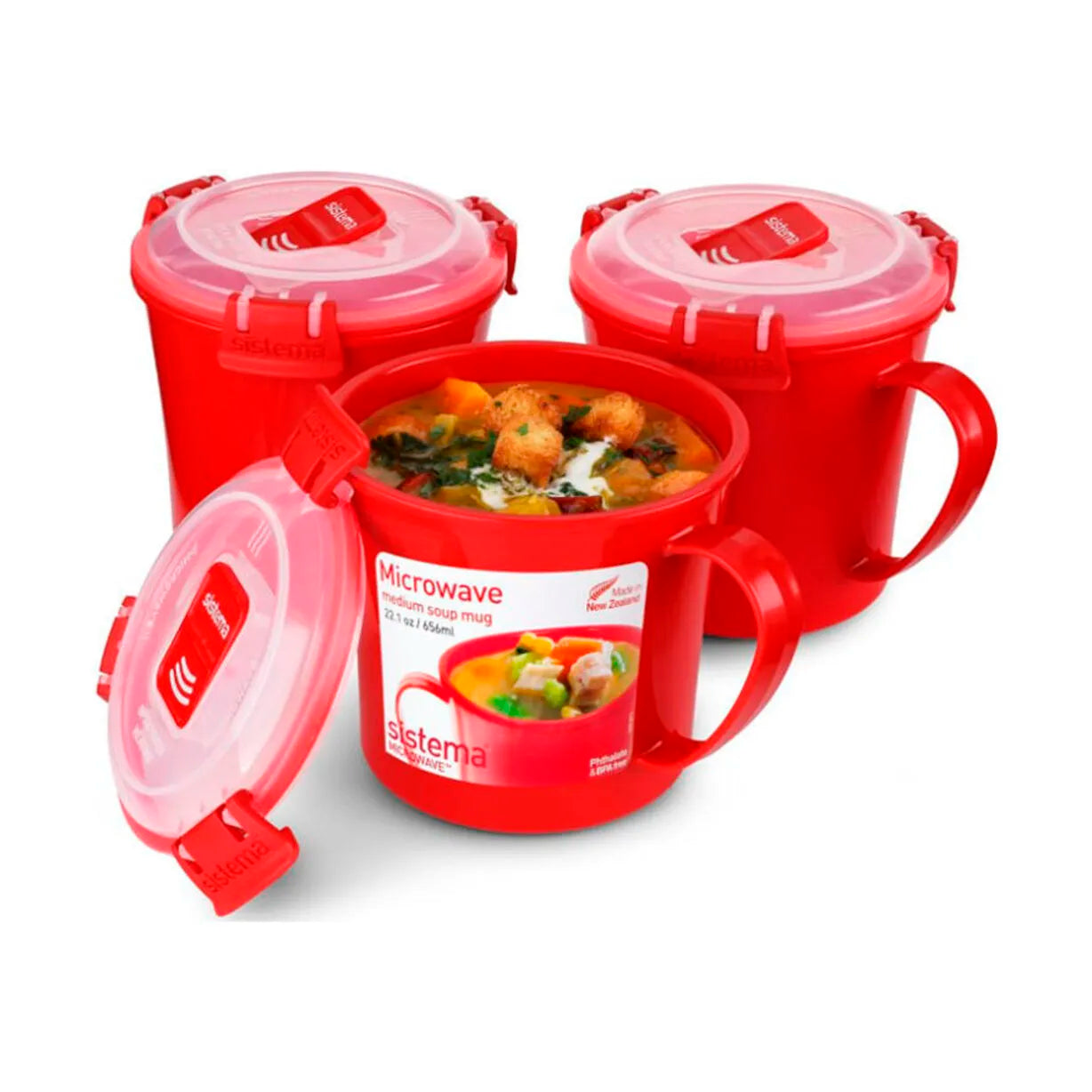 Sistema Microwave Suppekop - 3 Stk.