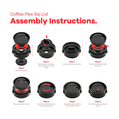  Wide Flex Sip Lid Termoflaske