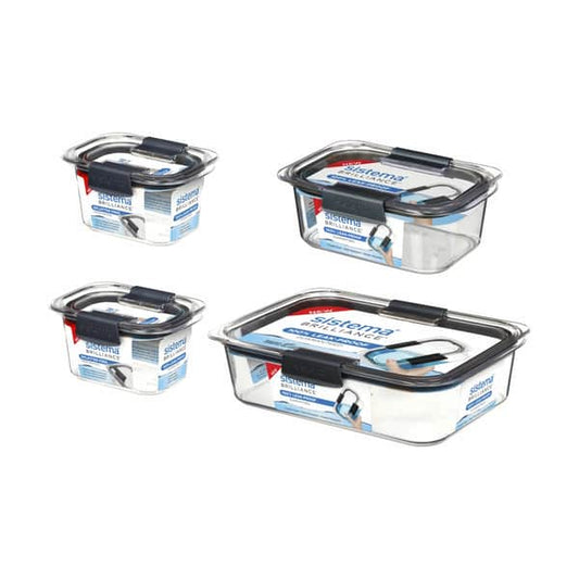 Sistema Brilliance Opvaringsbokse - 4-pak