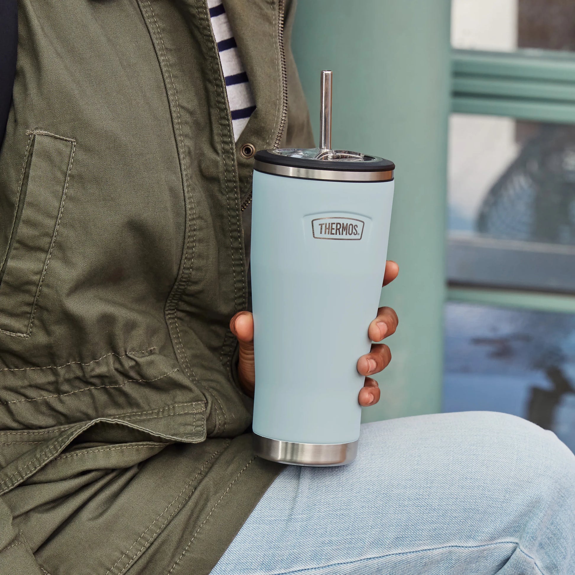 Thermos Termokrus Med Sugerør