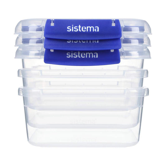 Sistema Klip It Plus Opbevaringsboks - 3 Stk.