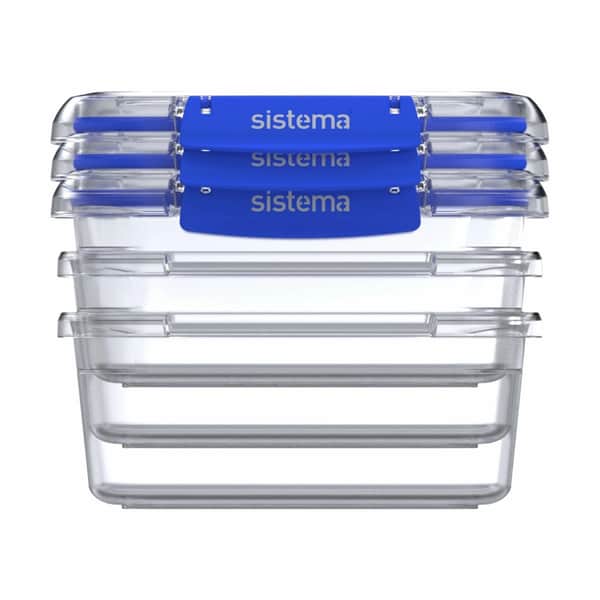 Sistema Klip-It Plus Opbevaringsbokse - 6-pak