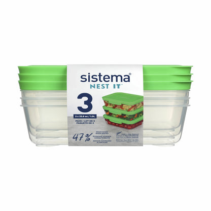 Sistema Nest It Meal Prep Opbevaringsboks - 5 Stk.